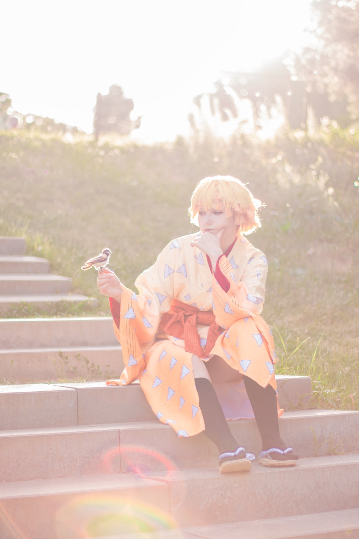 คอสเพลย์ เซ็นอิตสึ ใน Kimetsu no Yaiba ดาบพิฆาตอสูร จาก Sinitsa_cos