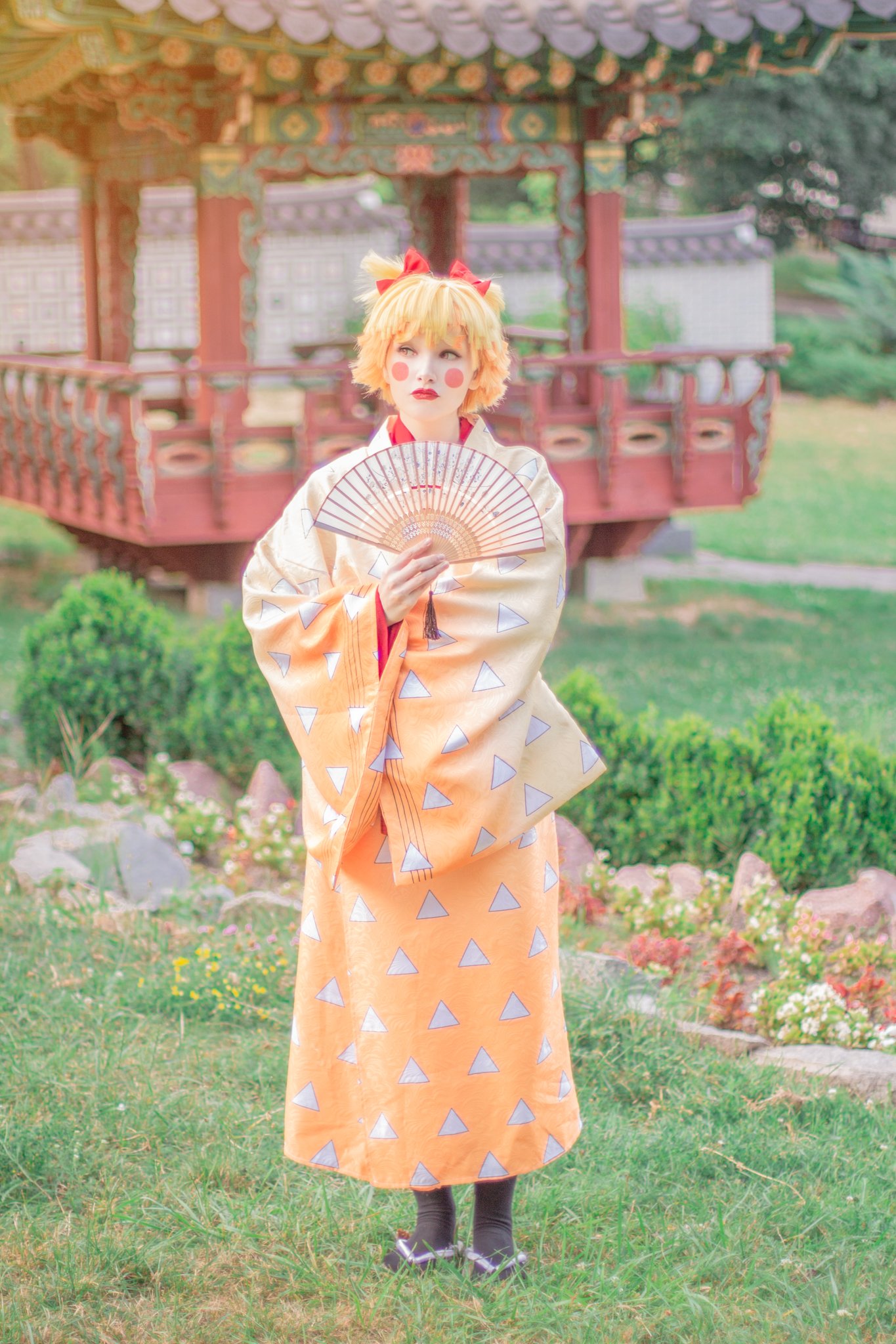 คอสเพลย์ เซ็นอิตสึ ใน Kimetsu no Yaiba ดาบพิฆาตอสูร จาก Sinitsa_cos
