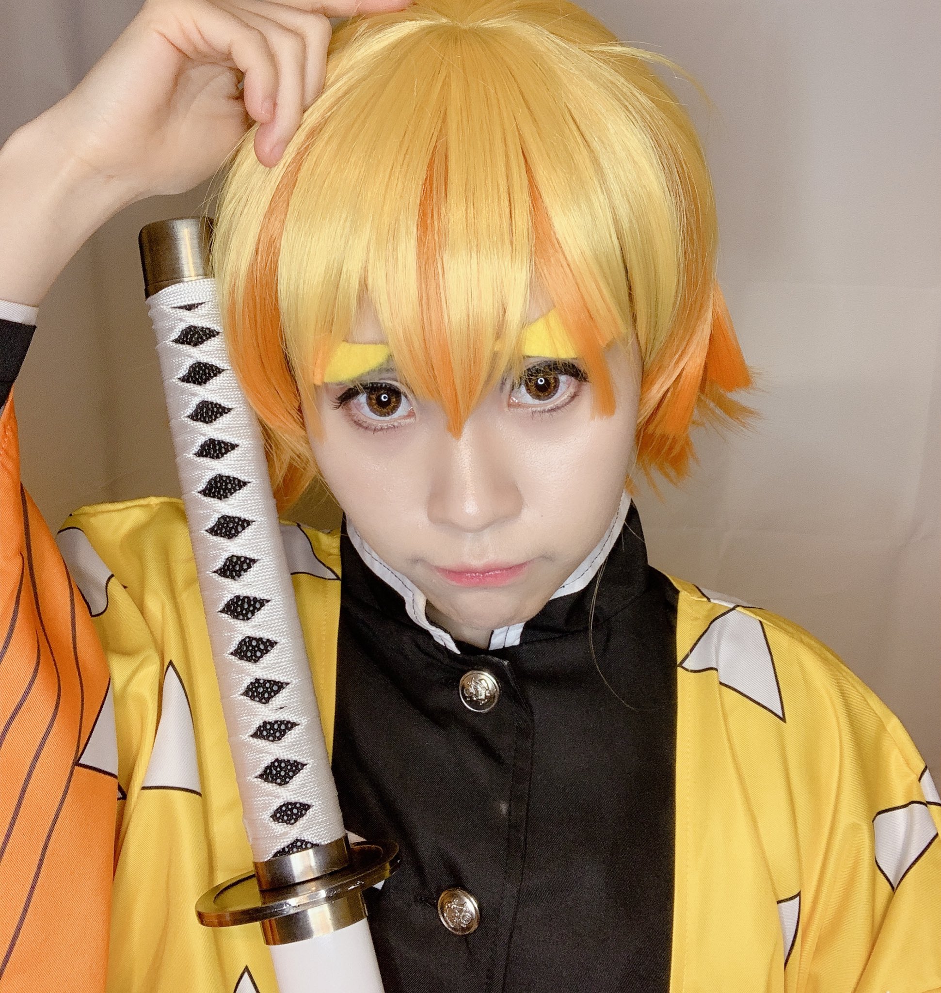 คอสเพลย์ เซ็นอิตสึ ใน Kimetsu no Yaiba ดาบพิฆาตอสูร จาก marumaru_coser