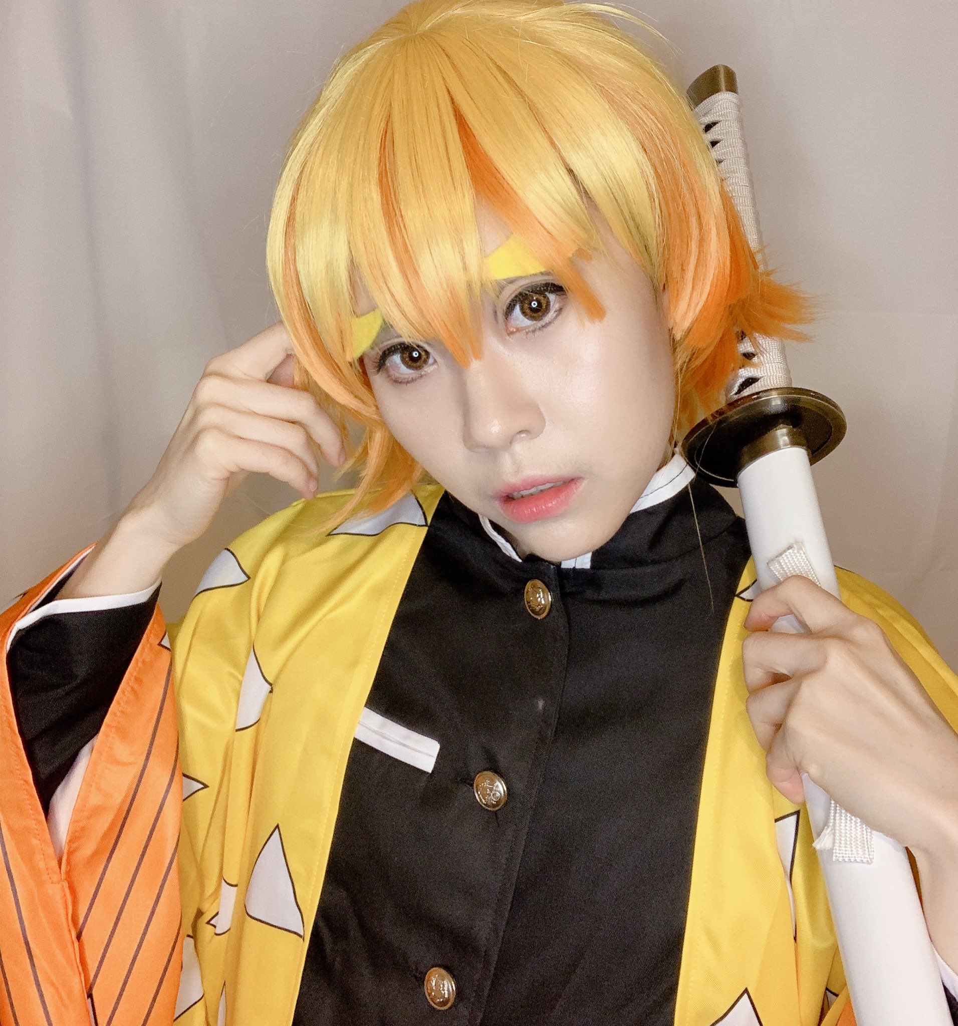 คอสเพลย์ เซ็นอิตสึ ใน Kimetsu no Yaiba ดาบพิฆาตอสูร จาก marumaru_coser