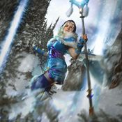 คอสเพลย์สาวน้ำแข็ง Crystal Maiden ในเกม DOTA 2 จาก Gabardin