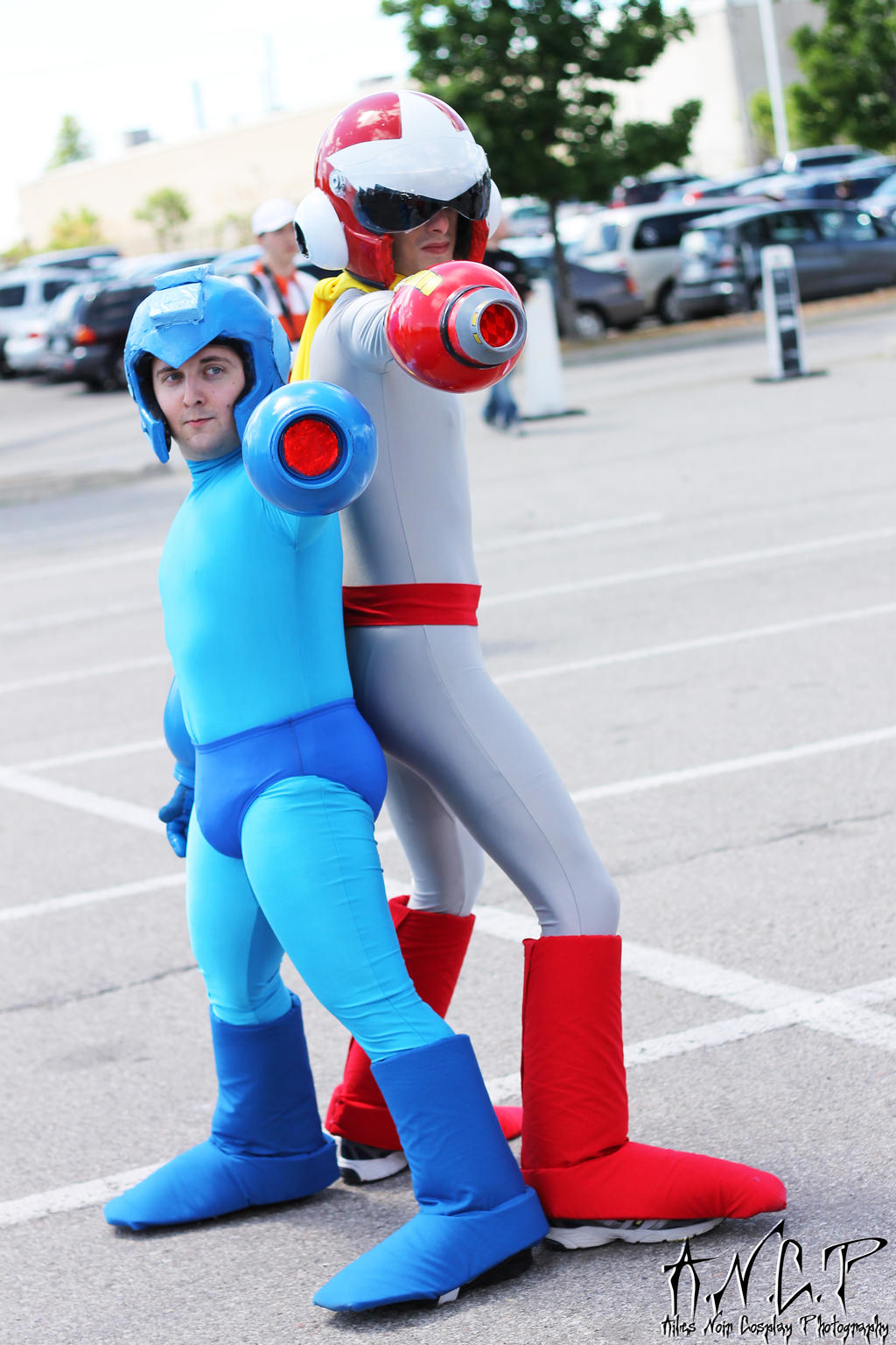 คอสเพลย์เกม Megaman หรือ Rockman จาก AilesNoir