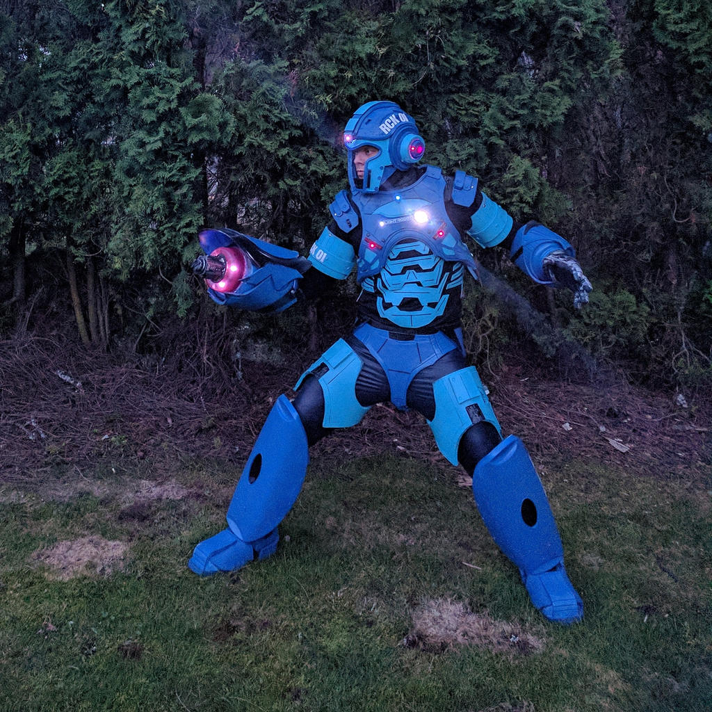 คอสเพลย์เกม Megaman หรือ Rockman จาก StooshCosplay