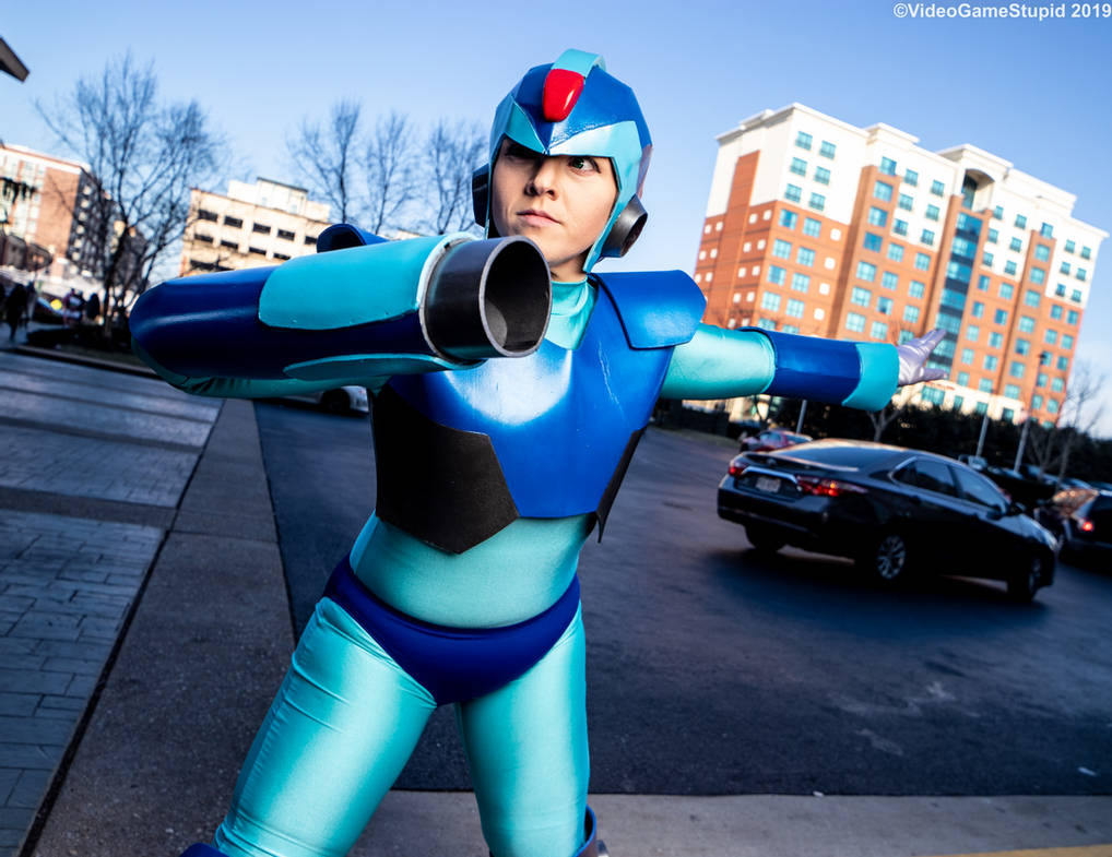 คอสเพลย์เกม Megaman หรือ Rockman จาก bbybrderen21