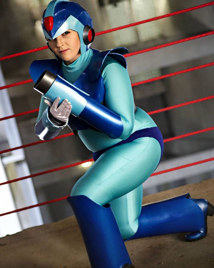 คอสเพลย์เกม Megaman หรือ Rockman จาก bbybrderen21