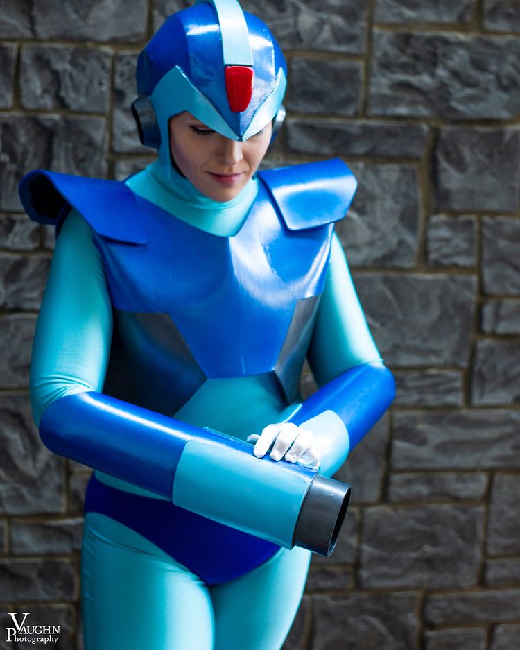 คอสเพลย์เกม Megaman หรือ Rockman จาก bbybrderen21