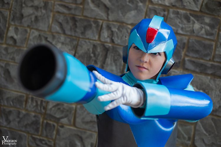 คอสเพลย์เกม Megaman หรือ Rockman จาก bbybrderen21