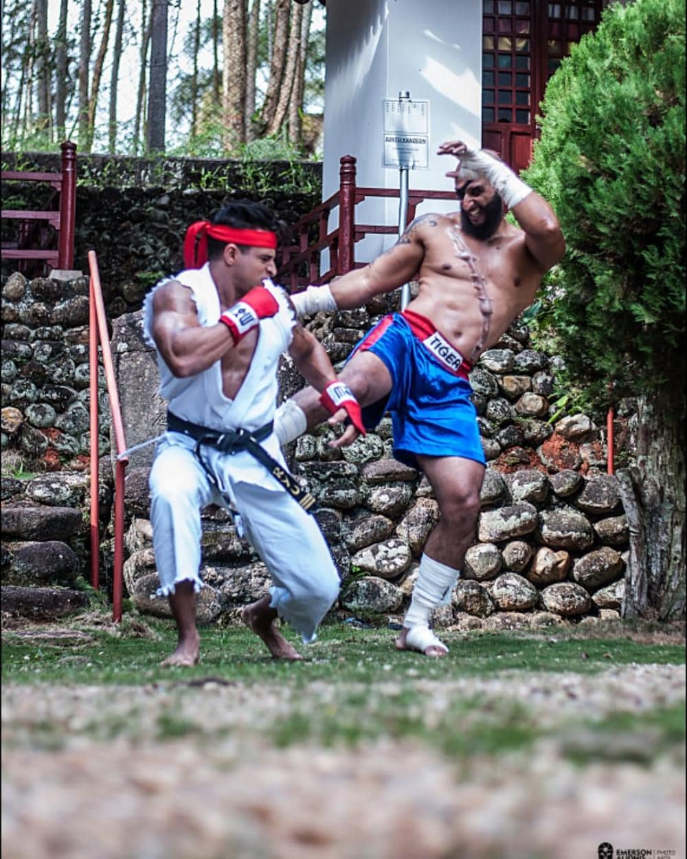 คอสเพลย์ริว Ryu จากเกม Street Fighter โดย Allan_Wolfgang&Wesley_stark_mark
