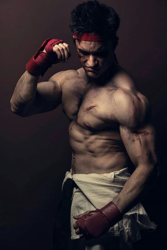 คอสเพลย์ริว Ryu จากเกม Street Fighter โดย LEOBANECOSPLAY