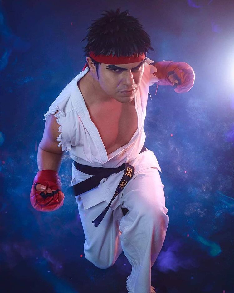 คอสเพลย์ริว Ryu จากเกม Street Fighter โดย algerotblacksmith