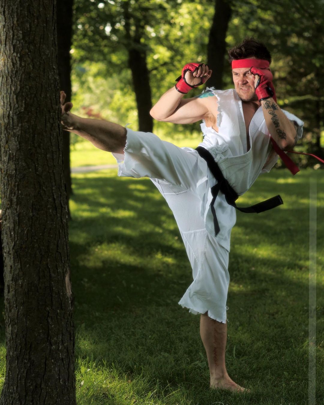 คอสเพลย์ริว Ryu จากเกม Street Fighter โดย the_world_warrior