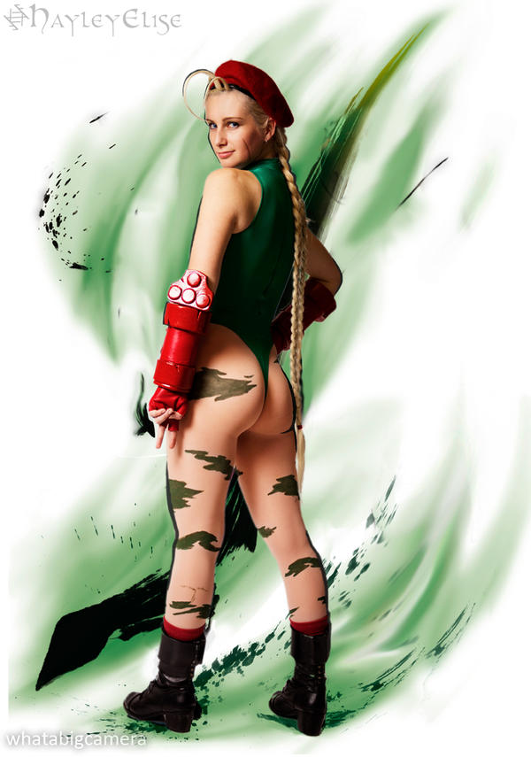 คอสเพลย์ตัวละคร Cammy White จากเกม Street Fighter HayleyElise