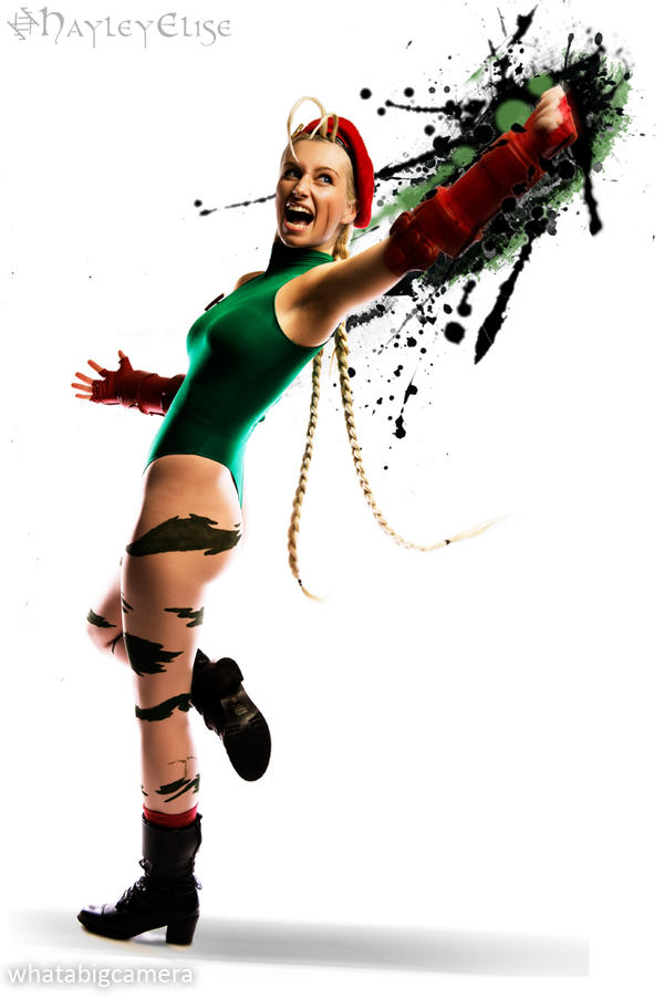 คอสเพลย์ตัวละคร Cammy White จากเกม Street Fighter HayleyElise