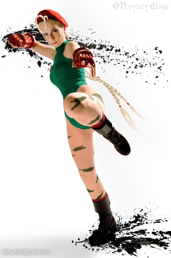 คอสเพลย์ตัวละคร Cammy White จากเกม Street Fighter HayleyElise