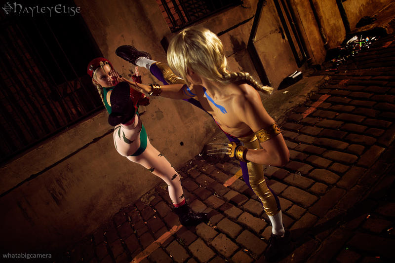 คอสเพลย์ตัวละคร Cammy White จากเกม Street Fighter HayleyElise