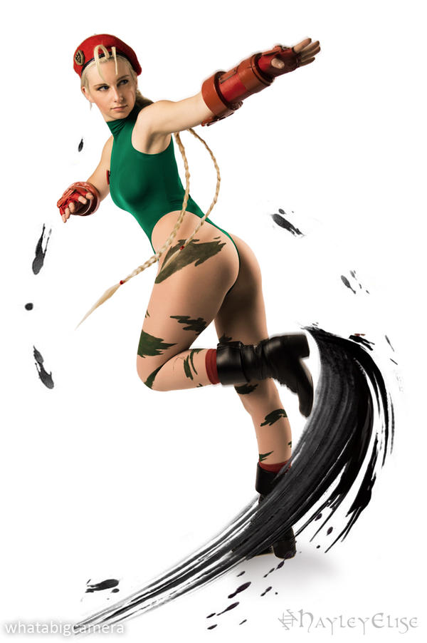 คอสเพลย์ตัวละคร Cammy White จากเกม Street Fighter HayleyElise