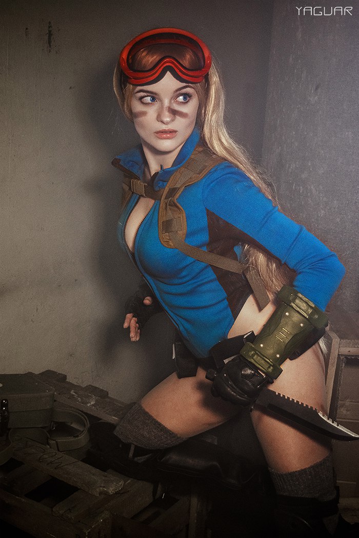 คอสเพลย์ตัวละคร Cammy White จากเกม Street Fighter KatssbyM