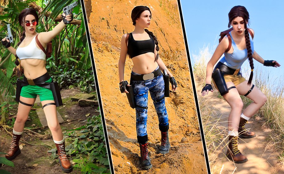 คอสเพลย์ Lara Croft ในเกม Tomb Raider จาก Tanya_Croft