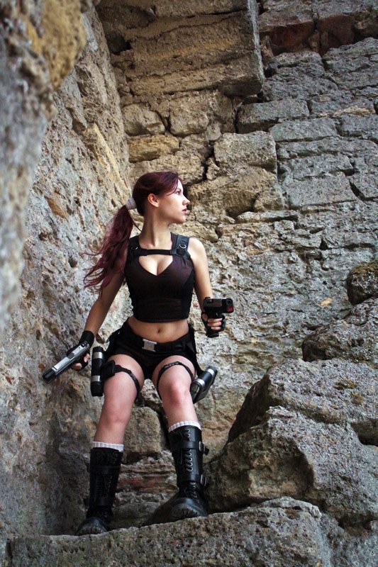 คอสเพลย์ Lara Croft ในเกม Tomb Raider จาก Tanya_Croft