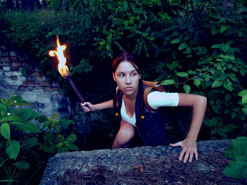 คอสเพลย์ Lara Croft ในเกม Tomb Raider จาก Tanya_Croft