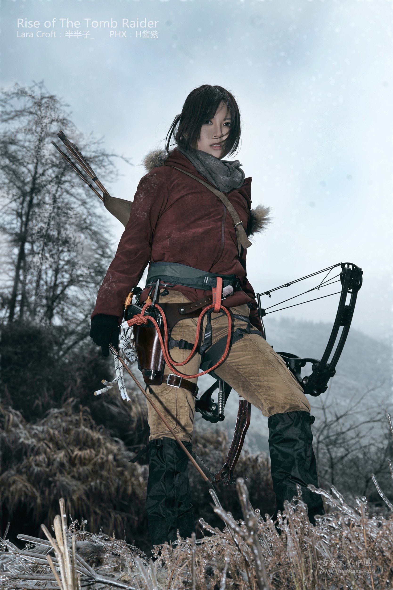 คอสเพลย์ Lara Croft ในเกม Tomb Raider จาก XiaoBan