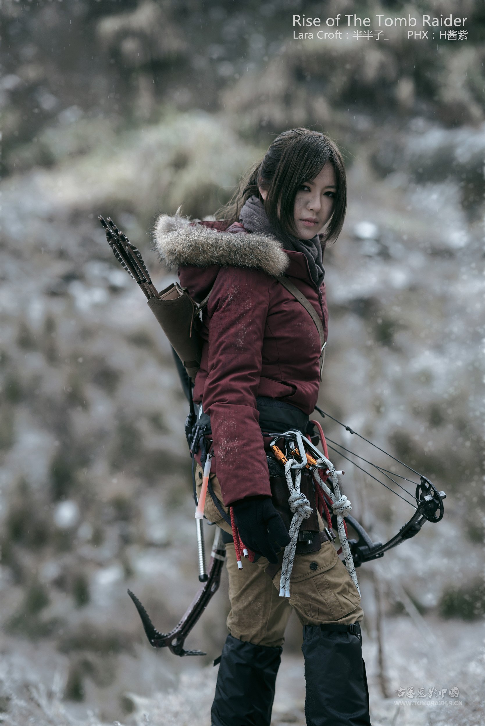 คอสเพลย์ Lara Croft ในเกม Tomb Raider จาก XiaoBan