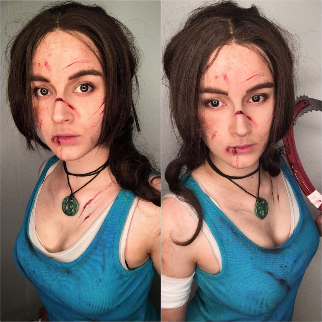 คอสเพลย์ Lara Croft ในเกม Tomb Raider จาก cosplay_in_a_teacup