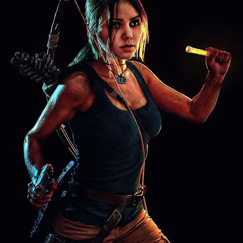 คอสเพลย์ Lara Croft ในเกม Tomb Raider จาก elen_mart_