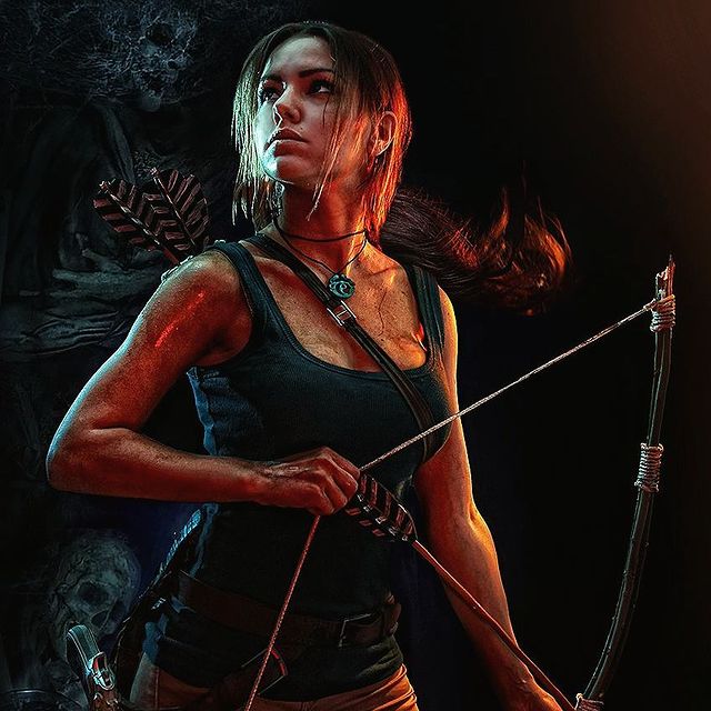 คอสเพลย์ Lara Croft ในเกม Tomb Raider จาก elen_mart_