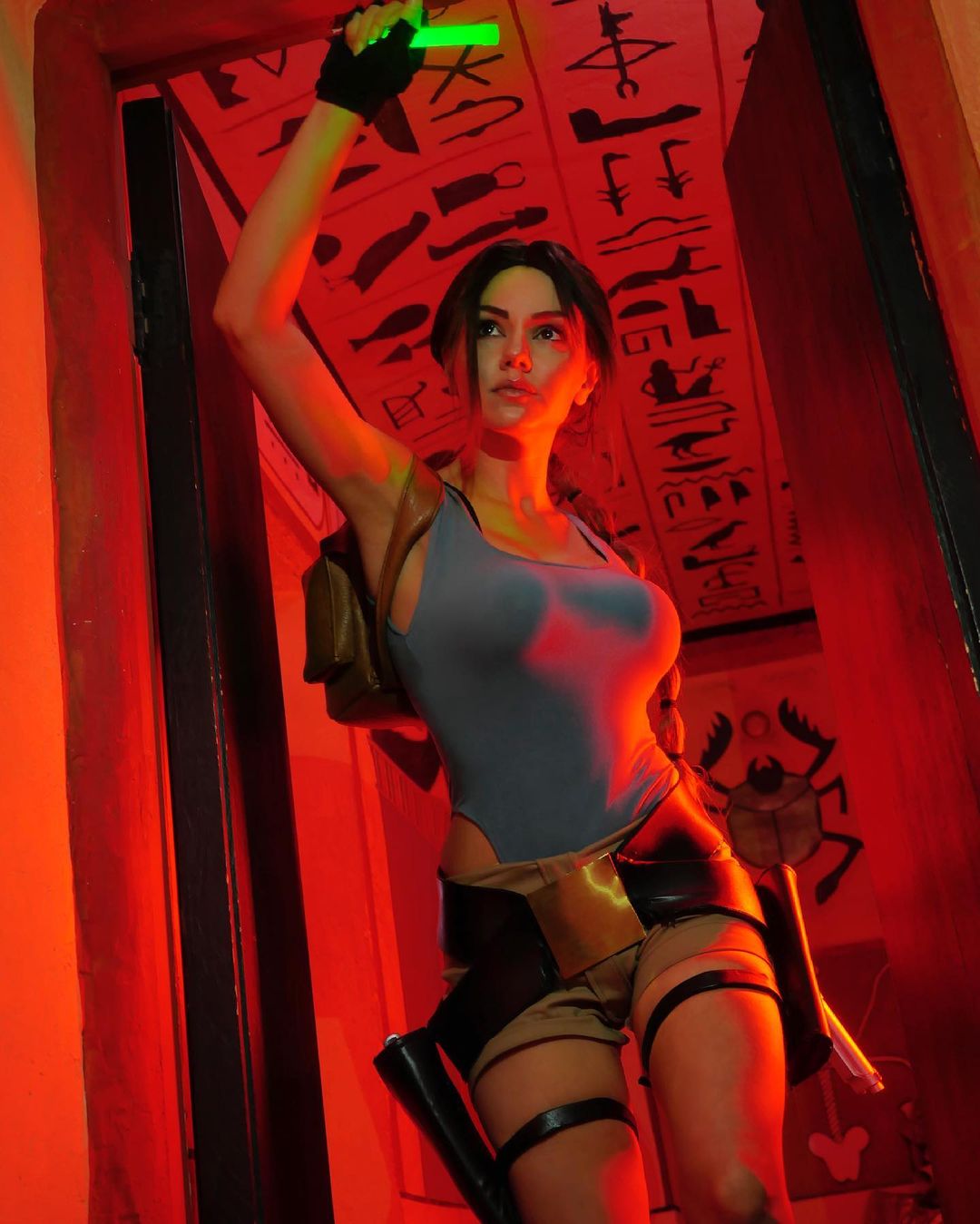 คอสเพลย์ Lara Croft ในเกม Tomb Raider จาก elen_mart_