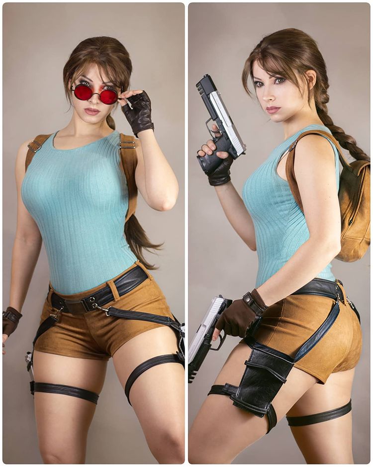 คอสเพลย์ Lara Croft ในเกม Tomb Raider จาก enjinight