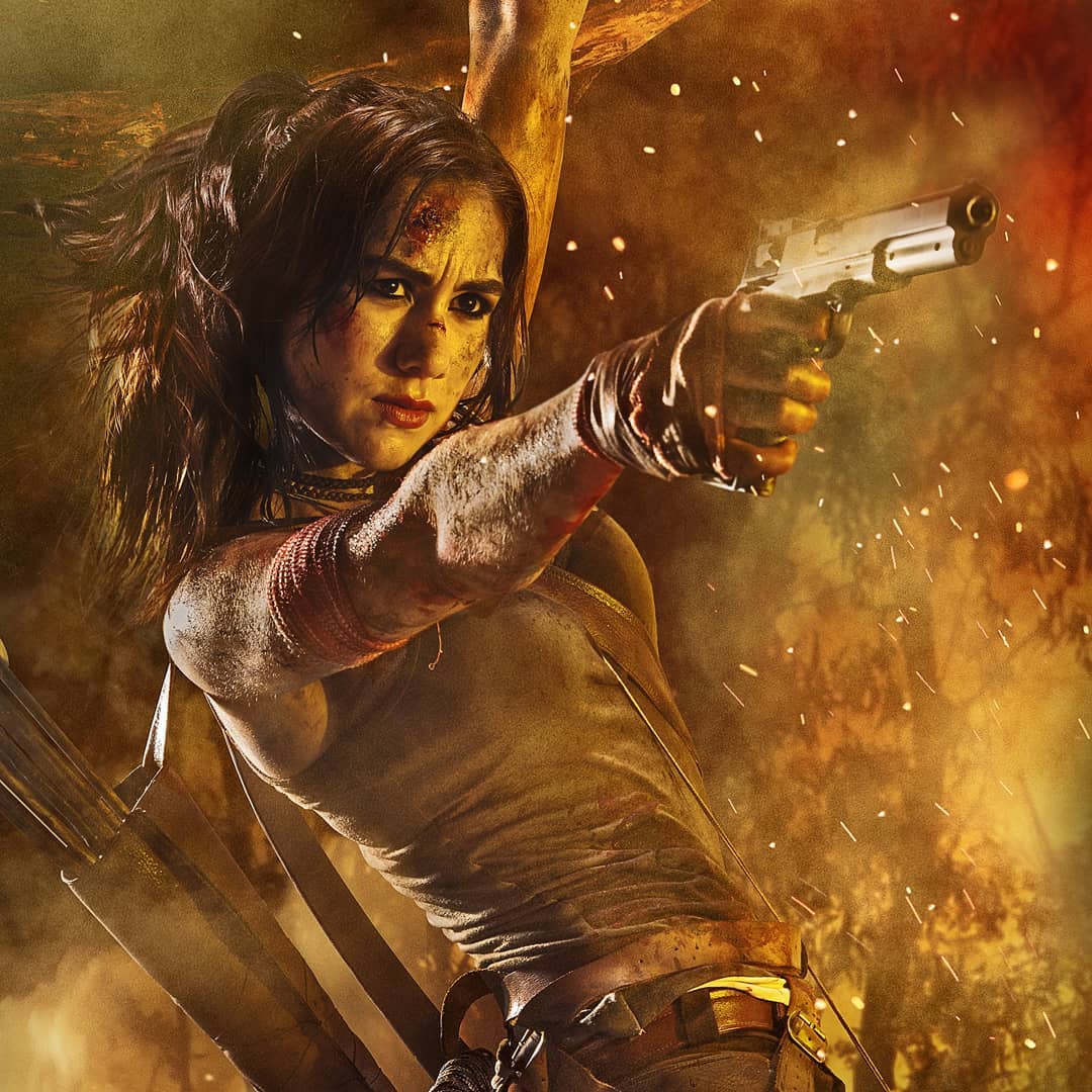 คอสเพลย์ Lara Croft ในเกม Tomb Raider จาก fiseacosplay