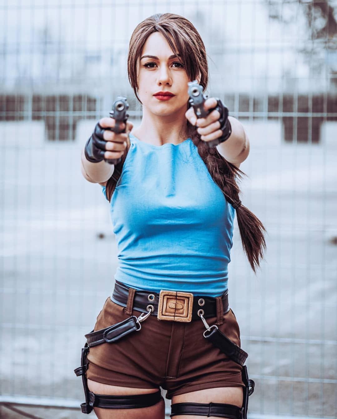 คอสเพลย์ Lara Croft ในเกม Tomb Raider จาก fiseacosplay