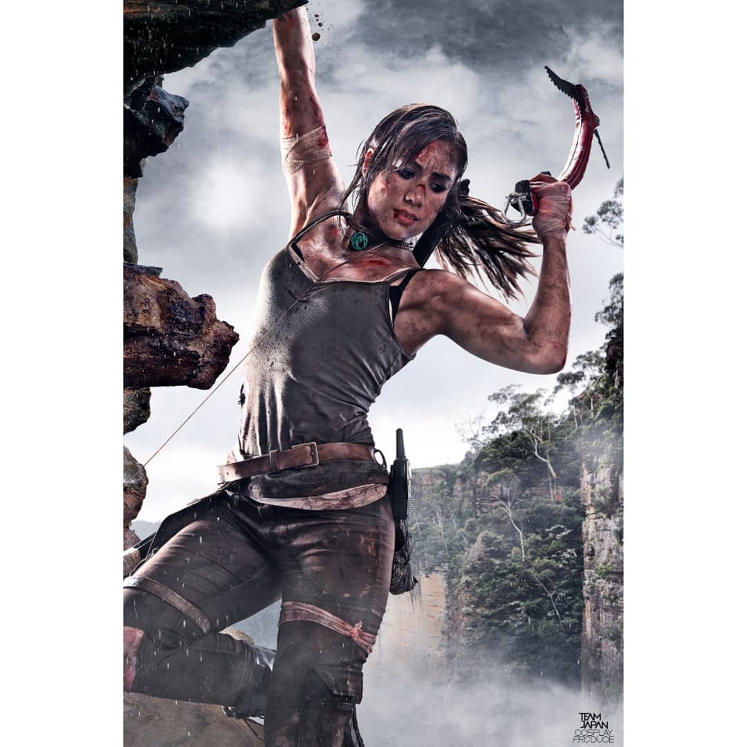 คอสเพลย์ Lara Croft ในเกม Tomb Raider จาก fiseacosplay