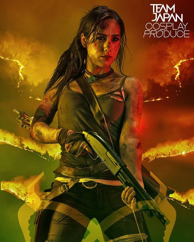 คอสเพลย์ Lara Croft ในเกม Tomb Raider จาก fiseacosplay