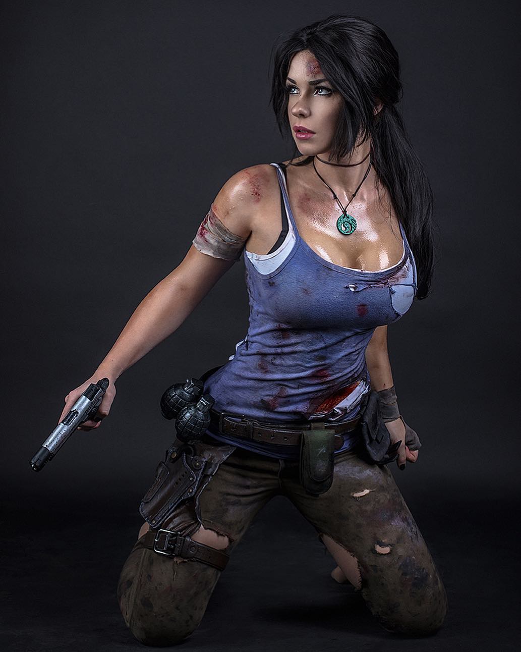 คอสเพลย์ Lara Croft ในเกม Tomb Raider จาก irine_meier