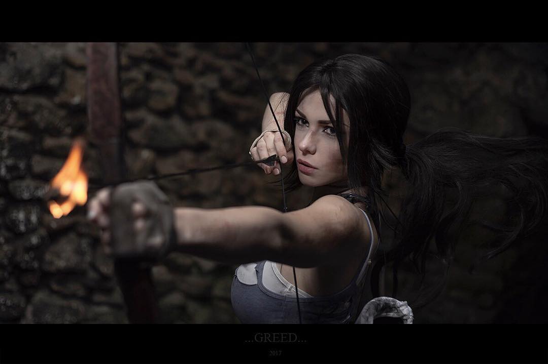 คอสเพลย์ Lara Croft ในเกม Tomb Raider จาก irine_meier