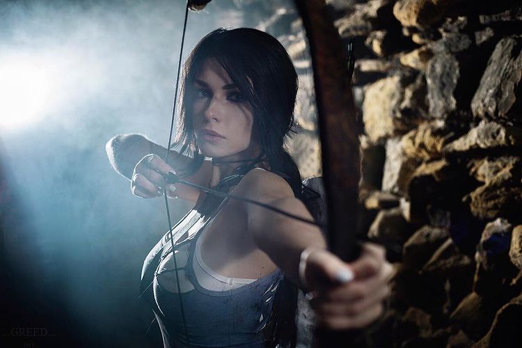 คอสเพลย์ Lara Croft ในเกม Tomb Raider จาก irine_meier