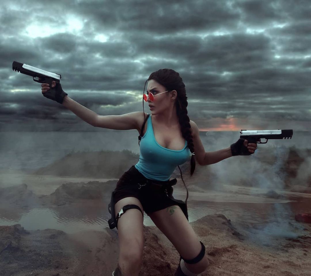 คอสเพลย์ Lara Croft ในเกม Tomb Raider จาก kalinka_fox