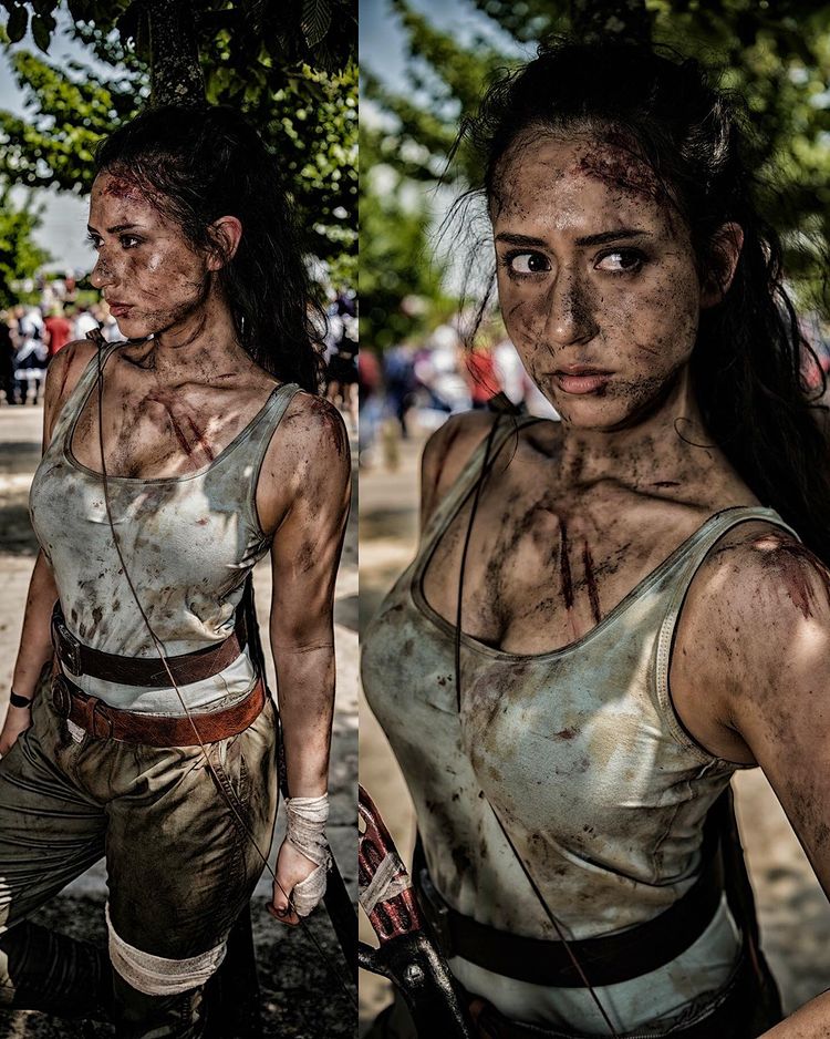 คอสเพลย์ Lara Croft ในเกม Tomb Raider จาก katyafern