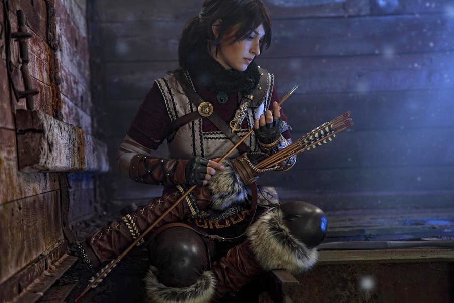 คอสเพลย์ Lara Croft ในเกม Tomb Raider จาก senedy_cosplay