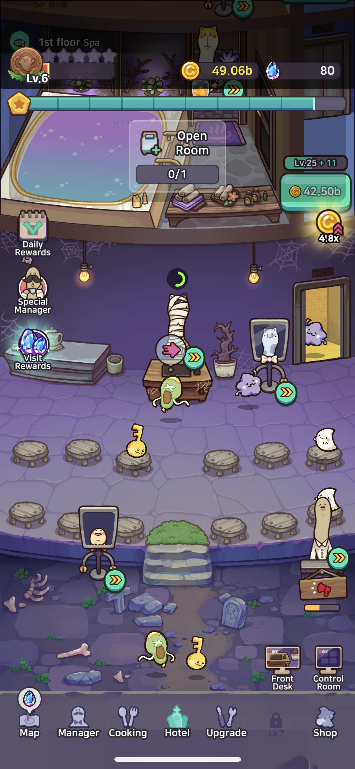 รีวิวเกม Idle Ghost Hotel เกมบริหารโรงแรมสุดหลอน เพื่อเหล่าผีสุดป่วน