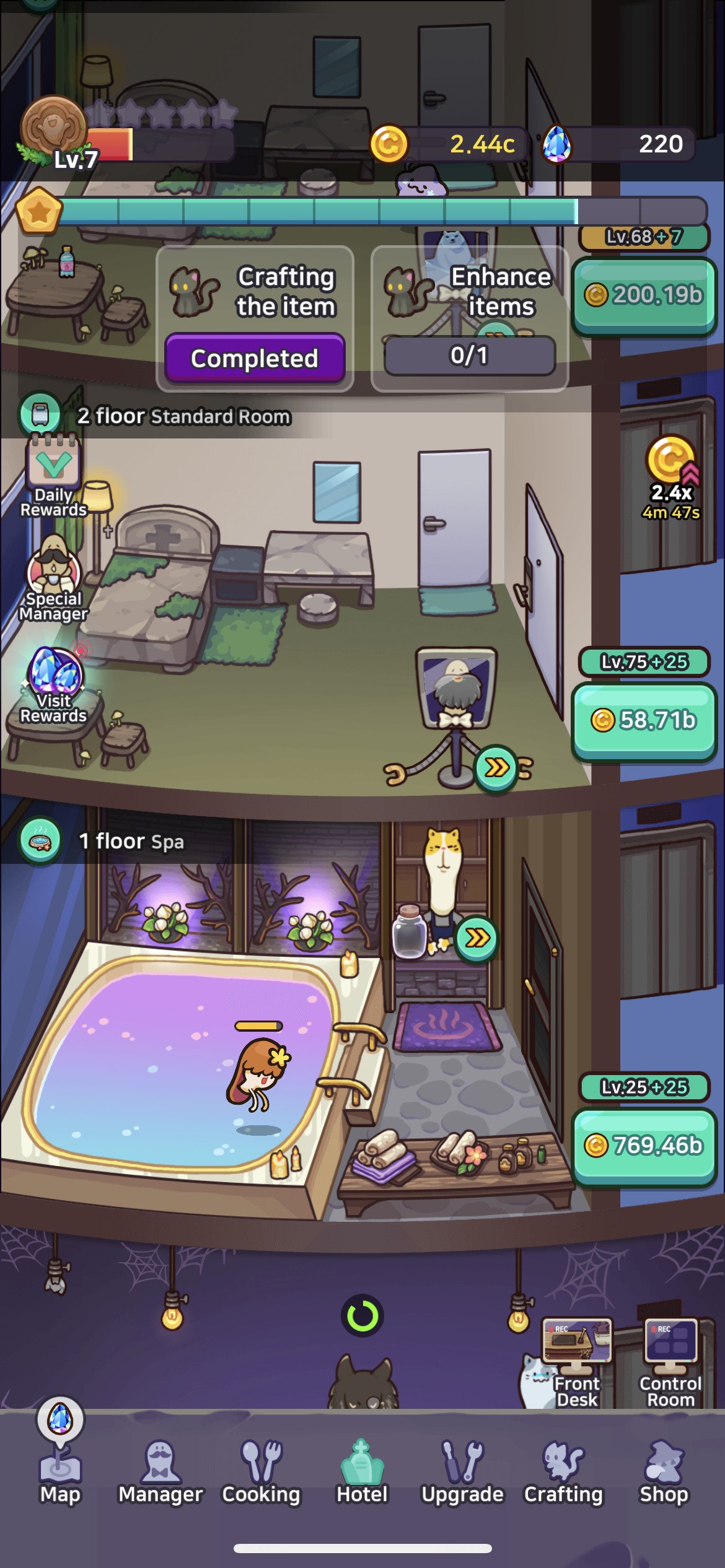 รีวิวเกม Idle Ghost Hotel เกมบริหารโรงแรมสุดหลอน เพื่อเหล่าผีสุดป่วน