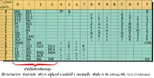 รหัสตัวอักษรไทยที่ใช้ในระบบคอมพิวเตอร์