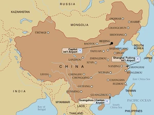 แผนที่ประเทศจีน (สาธารณรัฐประชาชนจีน)