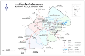 แผนที่จังหวัดนครนายก