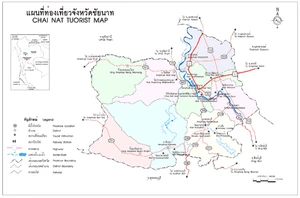 แผนที่จังหวัดชัยนาท