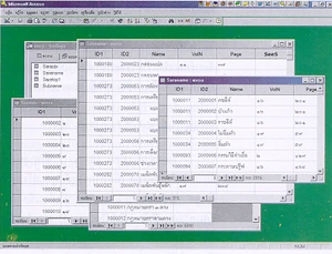 ความแตกต่างระหว่างงานแฟ้ม ข้อมูลกับงานฐานข้อมูล  (Traditional  File  Processing  VS  Database  Syste