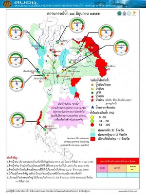 เขื่อนใหญ่ภาคอีสาน เตรียมพร้อมรับน้ำ