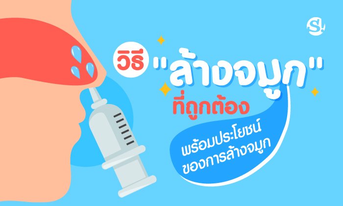 วิธี “ล้างจมูก” ที่ถูกต้อง พร้อมประโยชน์ของการล้างจมูก